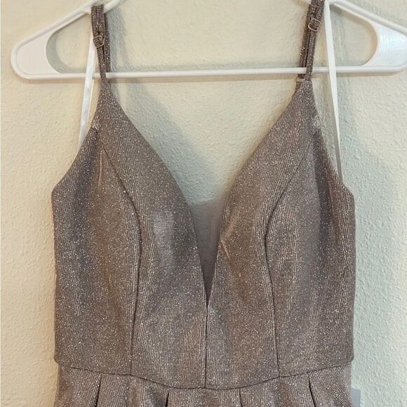 COPY - B Darlin Glitter Mesh Dress, - Picture 4 of 7